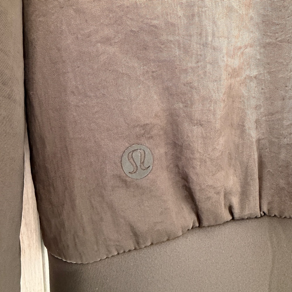 Lululemon Olive Bomber Jacket - Picture 3 of 11